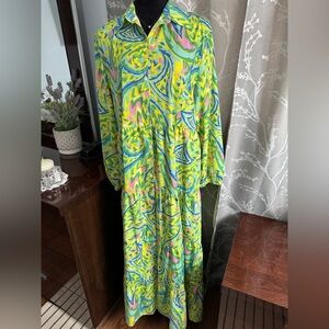 SHEIN Multicolor Long Sleeve Dress